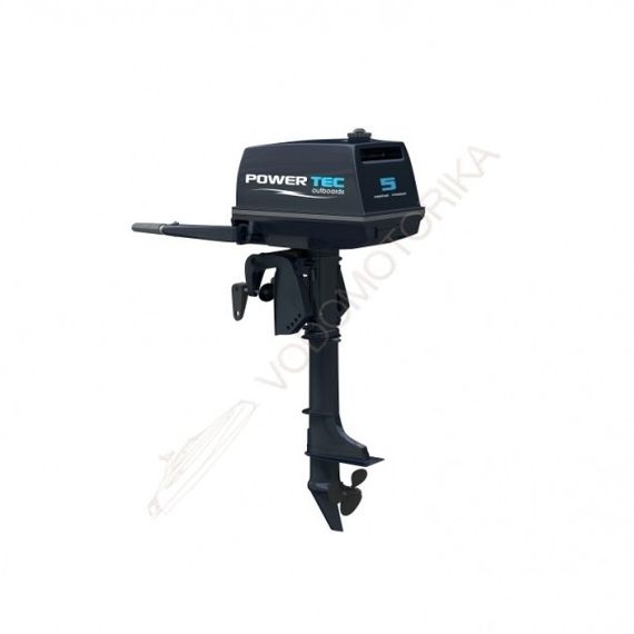 Лодочный мотор POWERTEC T 5 AMHS 5 л.с. двухтактный