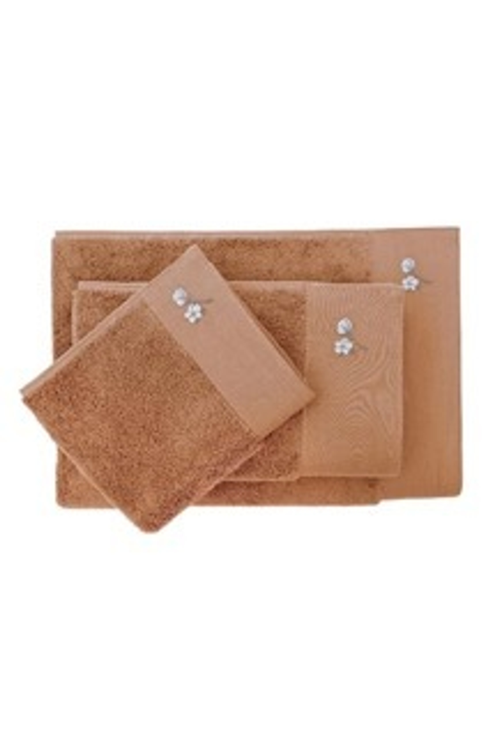 Полотенце из органического хлопка Pure Cotton 80х150 кирпичный