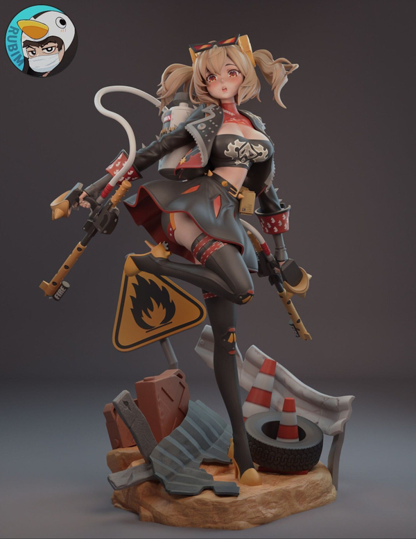 Burnice White Zenless Zone Zero zzz Фигурка