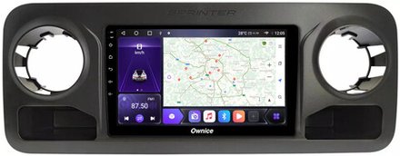 Магнитола для Mercedes-Benz Sprinter W907 2018-2024 - Carmedia SF-1021 Android 10, 8-ядер, SIM-слот