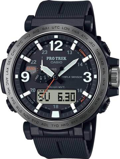 Японские наручные часы Casio Pro Trek PRW-6611Y-1ER с хронографом