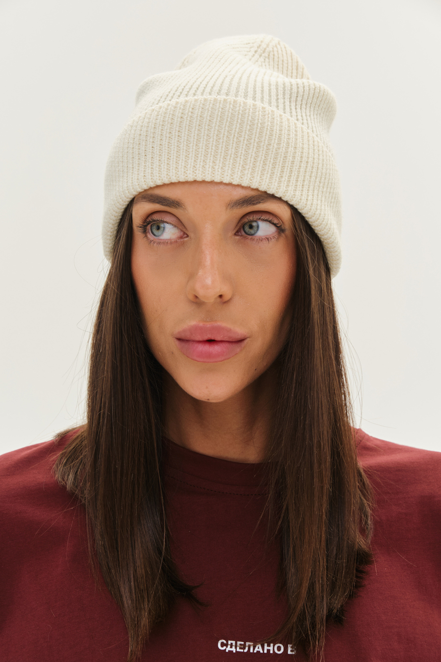 Шапка SOFT BASE | Молочный