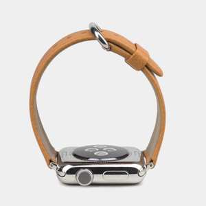 Ремешок для Apple Watch 44/45/46 mm из кожи теленка, золотого цвета