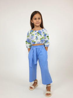 02-95-5 Комплект для девочки (футболка и брюки)