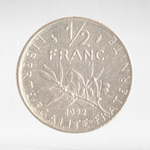 France, ½ Franc 1992 - Signature "O. Roty", VF