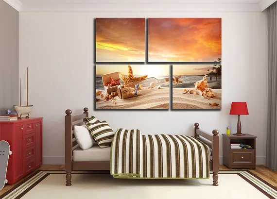 Модульная картина "Морское послание"