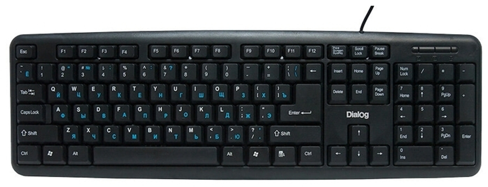 Клавиатура Dialog Standart KS-020P Black - PS/2