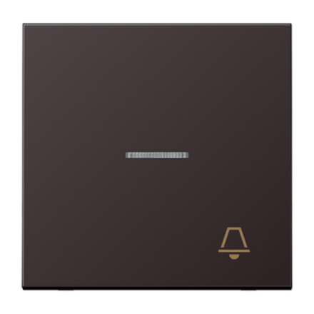 JUNG клавиша с символом звонка с подсветкой, Dark, арт.AL2990KO5KD