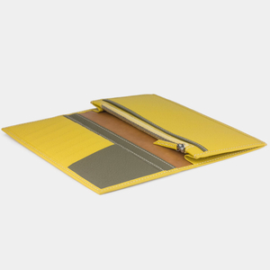 Кошелек Eclair из кожи теленка, желтого цвета