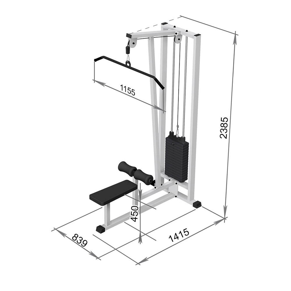 Верхняя тяга Черный