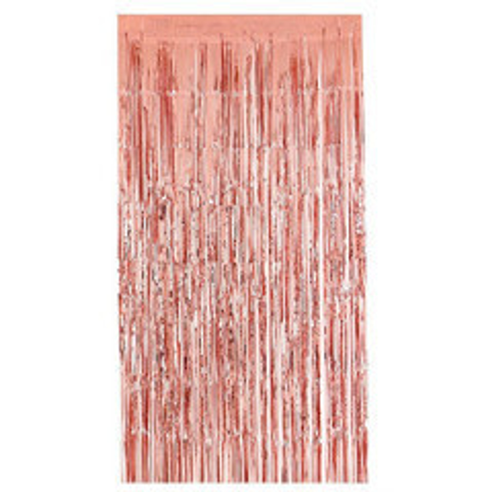 Занавес Дождик розовое золото 1 м х 2 м, 1 шт.