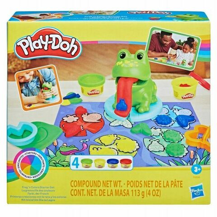 Игровой набор для лепки Play-Doh Happy Frog - Лягушка и изучение цветов - Плей До F6926