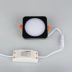 Светодиодная панель LTD-96x96SOL-BK-10W Warm White (Arlight, IP44 Пластик, 3 года) 022556