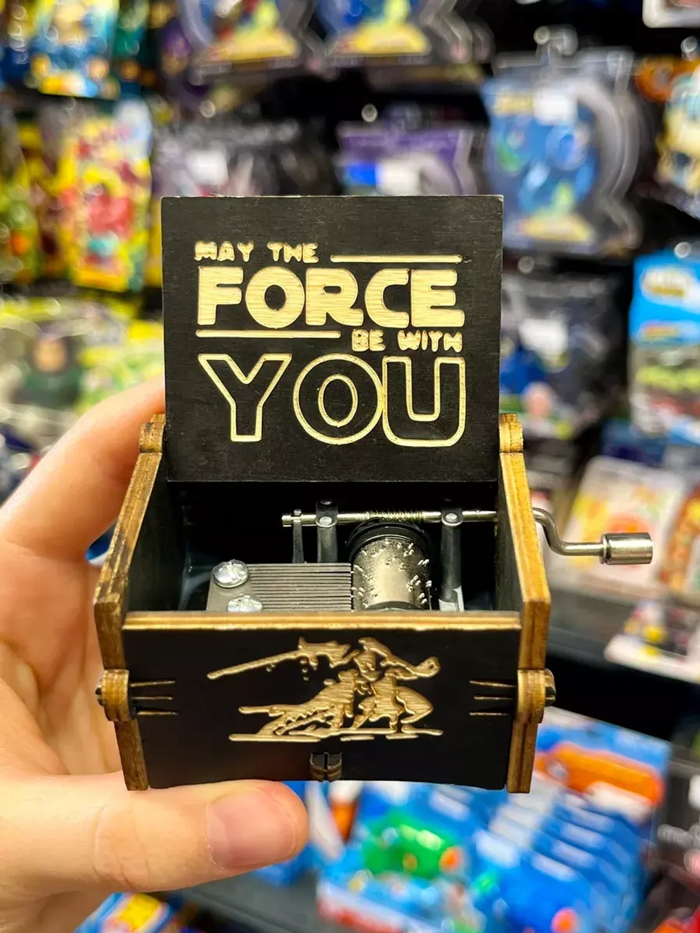 Музыкальная шкатулка детская Star Wars Стар Варс деревянная