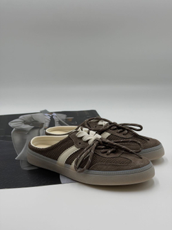 Сабо-кеды женские натуральная кожа арт. PDH 385-3 цвет "коричневый"