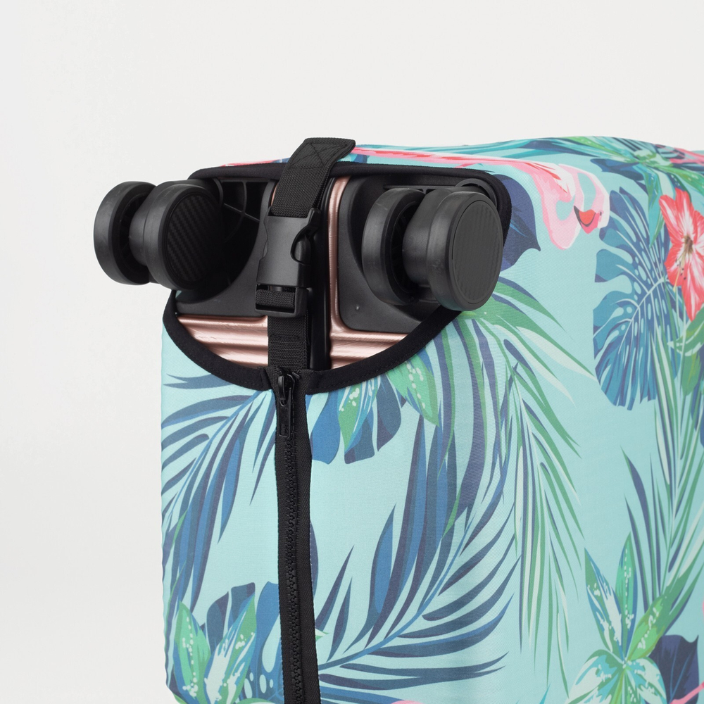 Чехол на чемодан 28", цвет бирюзовый, 7488356