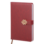 Ежедневник Basir, формат А5, материал-кожезаменитель, бордовый цвет, 116 листов, размер 14,5*21 см