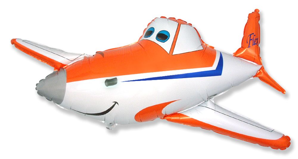 FM (16&#39;&#39;/41 см) Мини-фигура, Гоночный самолет, Оранжевый, 1 шт.