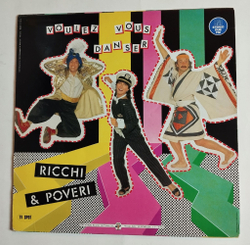 Винтажная виниловая пластинка LP Ricchi and Poveri Voulez Vous Danser (Italy 1983)