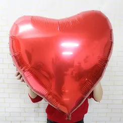 Сердце фольга 32" с гелием