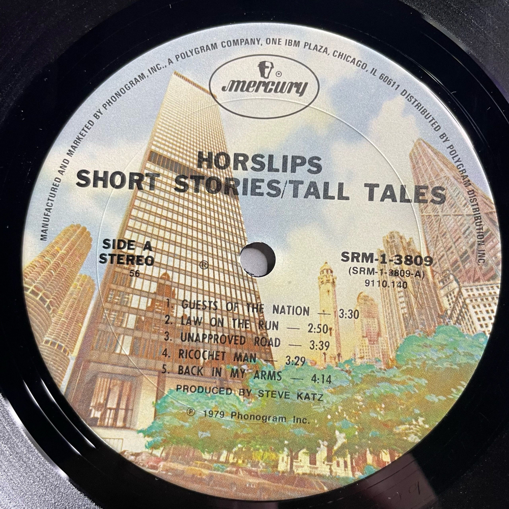 Винтажная виниловая пластинка LP Horslips Short Stories, Tall Tales (США 1979)