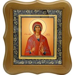 Мария Пергамская мученица. Икона на холсте.