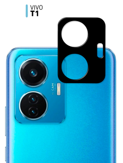 Стекло на камеру ROSCO для Vivo T1 (арт. VV-T1-3D-CAM-GLASS-BLACK )