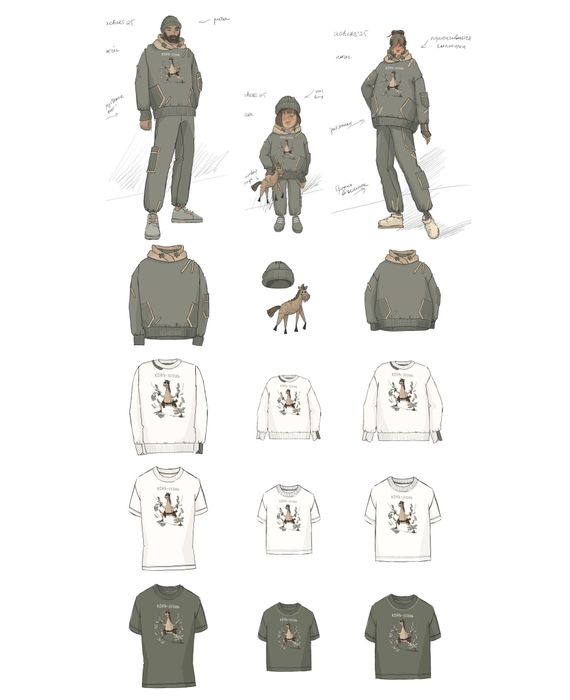 ФУТБОЛКА ДЕТСКАЯ БРИНИТ МОЛОЧНЫЙ КОНЬ-ОГОНЬ