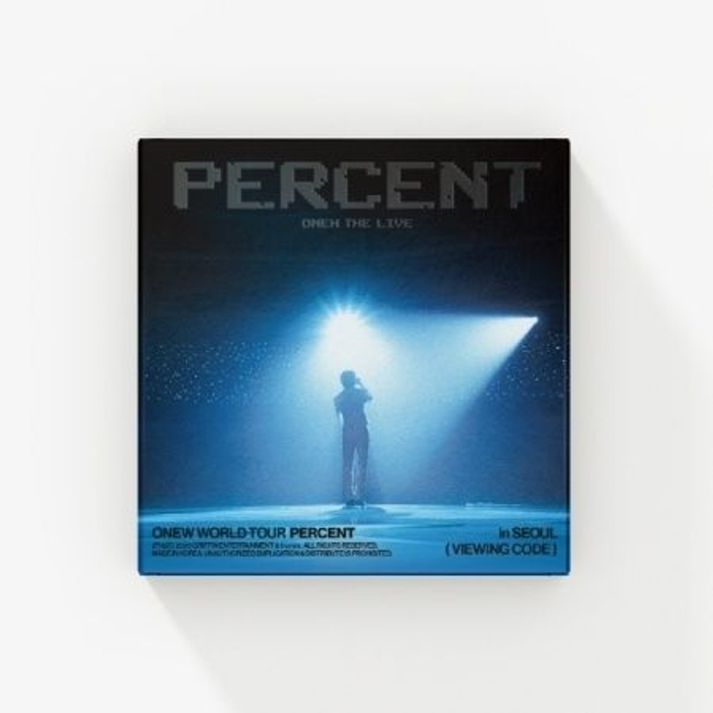 (ПРЕДЗАКАЗ) Альбом ONEW - ONEW THE LIVE : PERCENT (%) 2025-26 ONEW WORLD TOUR VIEWING CODE