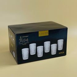 Lenardi 589-066 Набор из 6 стаканов 310мл в под.уп.(х8)Стекло