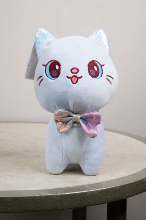 Мягкая игрушка Котенок 22 см (голубой)