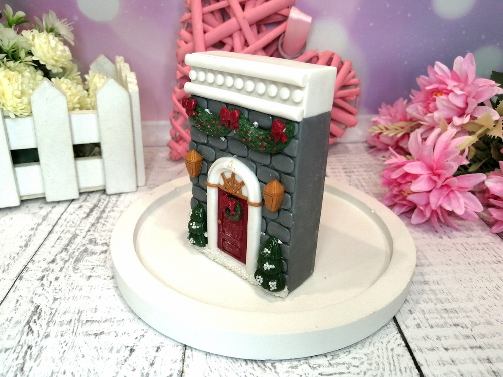 Силиконовая форма Рождественская дверь