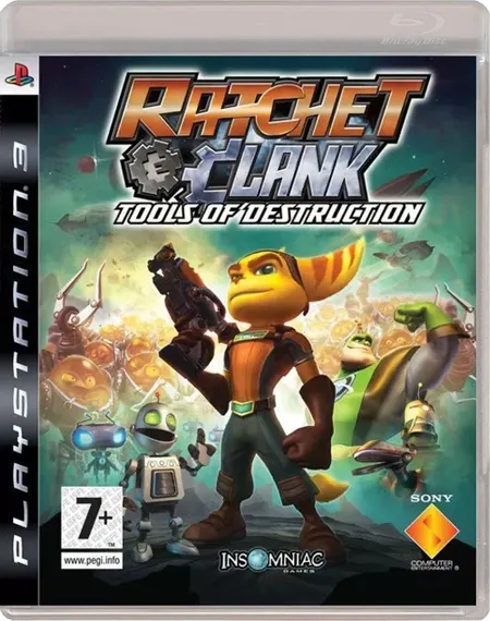 PS3 Ratchet & Clank: Tools of Destruction (Б/У, Английская версия, BCES-00052)
