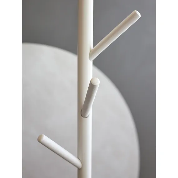 Вешалка напольная forsty, 173 см, белая