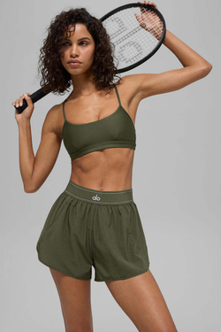 Alo yoga Шорты спортивные, оливково-зеленый