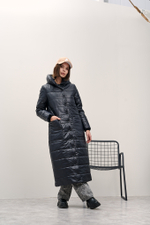 Пальто женское "Лара" черный