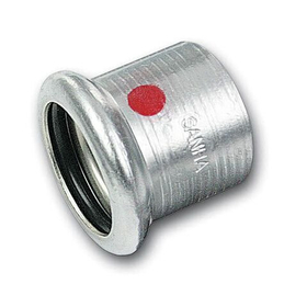 Пресс заглушка для труб из углеродистой стали SANHA 18 (ВПр - ВПр)