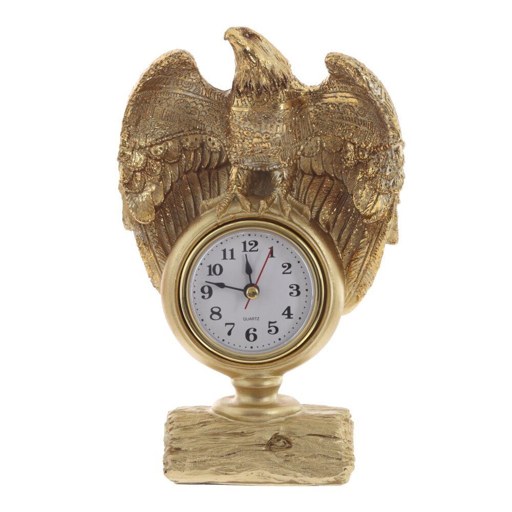 GAEM Фигурка декоративная "Орел" с часами, L13 W6 H21 см, 2в.
