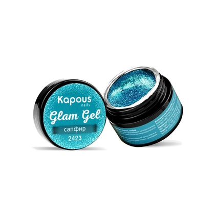 Гель-краска «Glam Gel» Kapous, сапфир, 5 мл