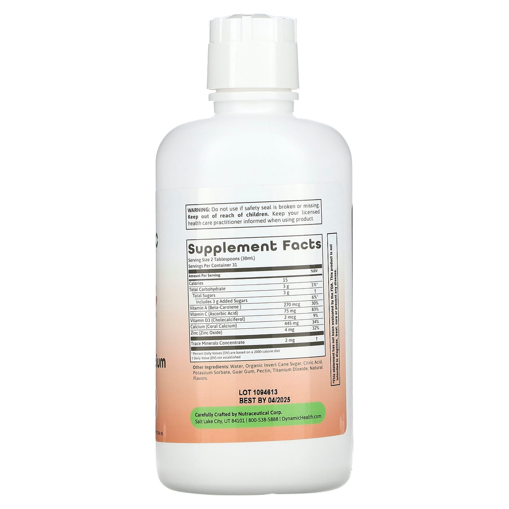 Dynamic Health, Коралловый кальций, 946 мл (32 жидк. унц.)