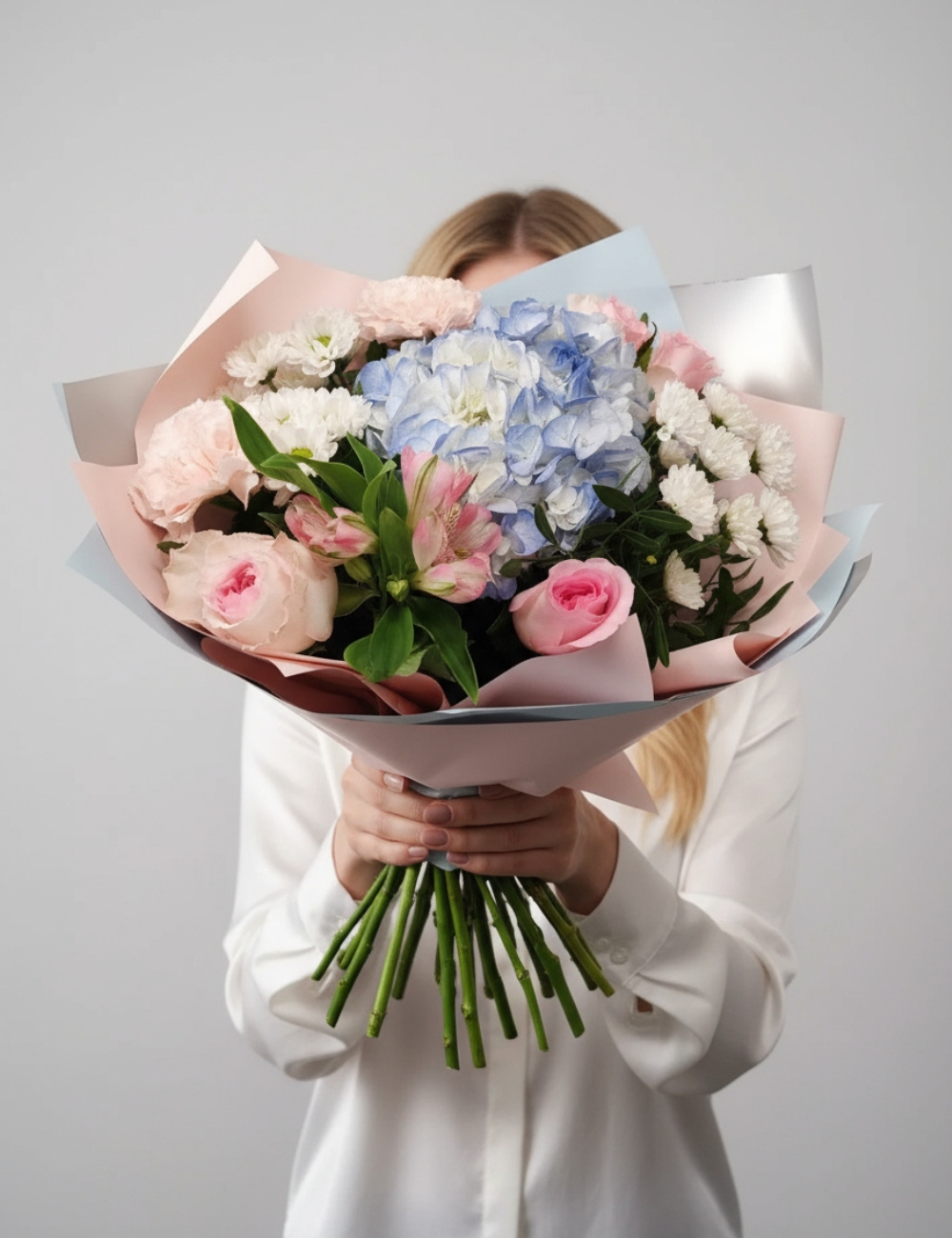 Букет Голубые небеса