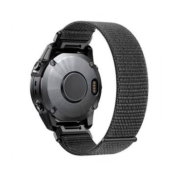 Ремешок QuickFit 20 мм нейлоновый для Garmin Fenix 7S, Fenix 6S, Fenix 5S, Instinct 2S, Epix Pro Gen 2 (42 mm) быстросъемный велкро