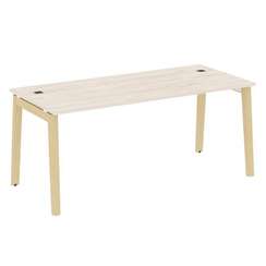 Onix Wood Direct Стол руководителя OW.SRR-5.8 Денвер Светлый/Дуб Светлый/Металл Белый 1780*800*750