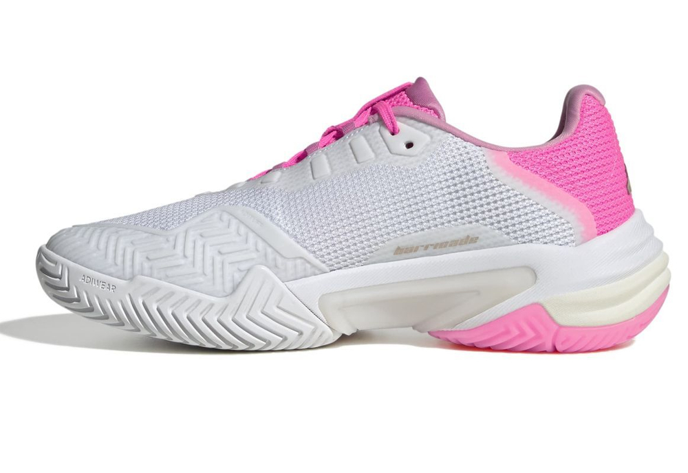 Женские Кроссовки теннисные Adidas Barricade 13 W - white/ash peacoat/lucid pink