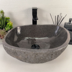 Раковина из речного камня RS-64911 47*38*15 0856