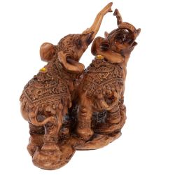 GAEM Фигурка декоративная "Слоны", L18 W8 H14,5 см