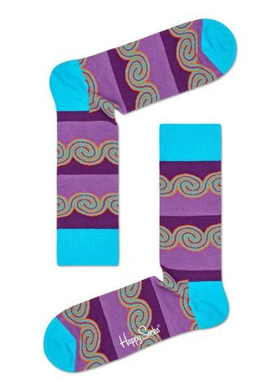 Носки унисекс Wish Sock с завитками (Размер: 29) (Цвет: фиолетовый)