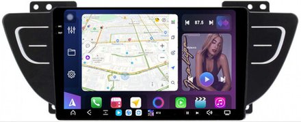 Магнитола для Geely Atlas 1 2018-2021 - FarCar GX3016M монитор 9.5" 2K QLED на Android 14, TS20, 6+128Гб, CarPlay, 4G SIM-слот