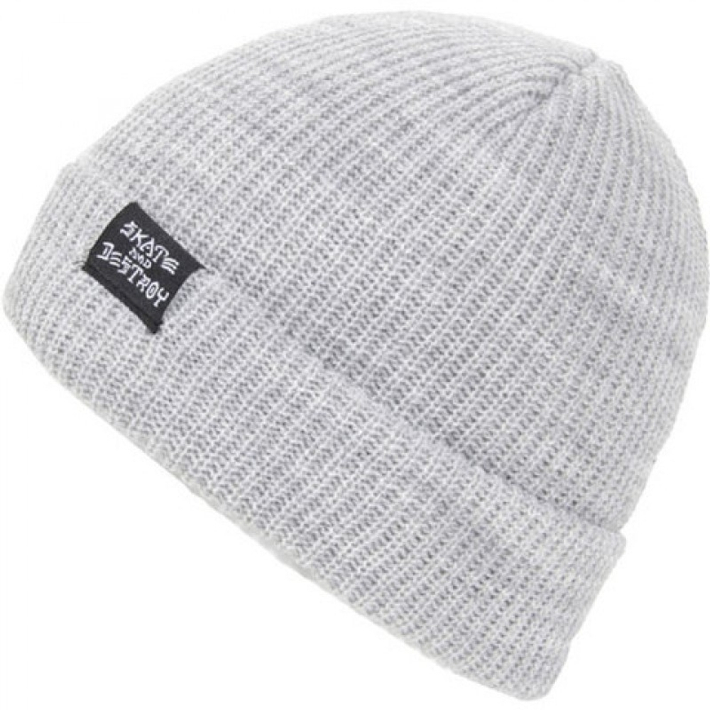 Шапка Thrasher Skate And Destroy Beanie Grey