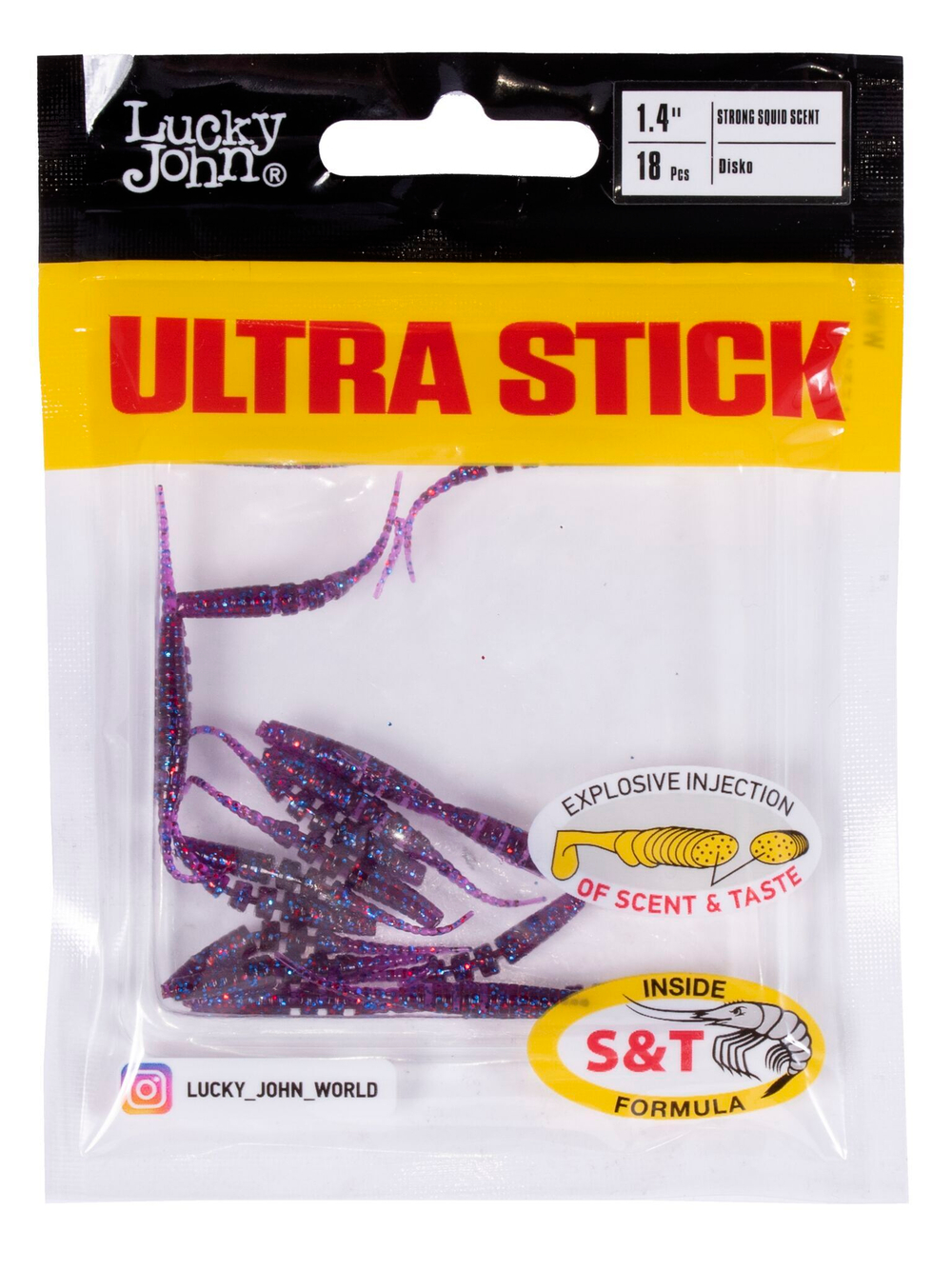 Слаги съедобные искусственные LJ Pro Series ULTRA STICK 1,4in (03.50)/S63 18шт.